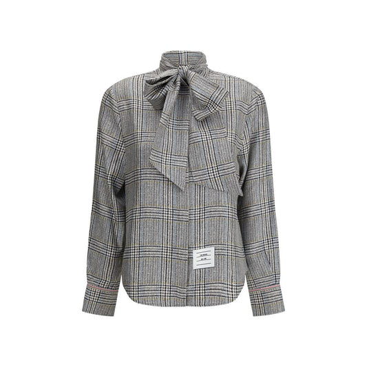 Beige Silk Dress Shirt