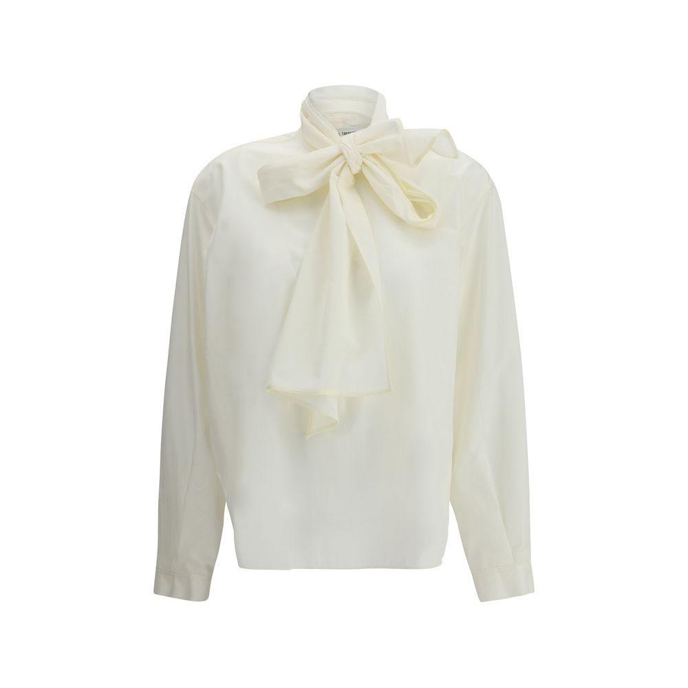 Taffeta Shirt with removable bow
