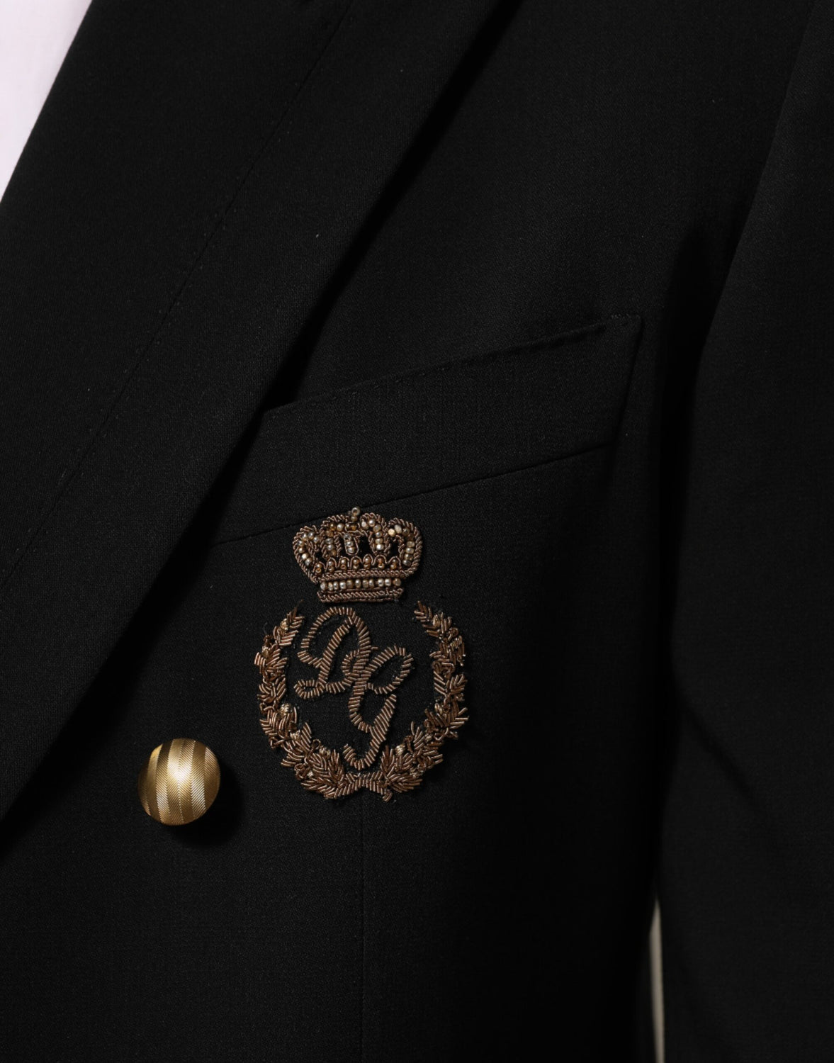 Black Wool 2 Buttons Suit Men Jacket Blazer