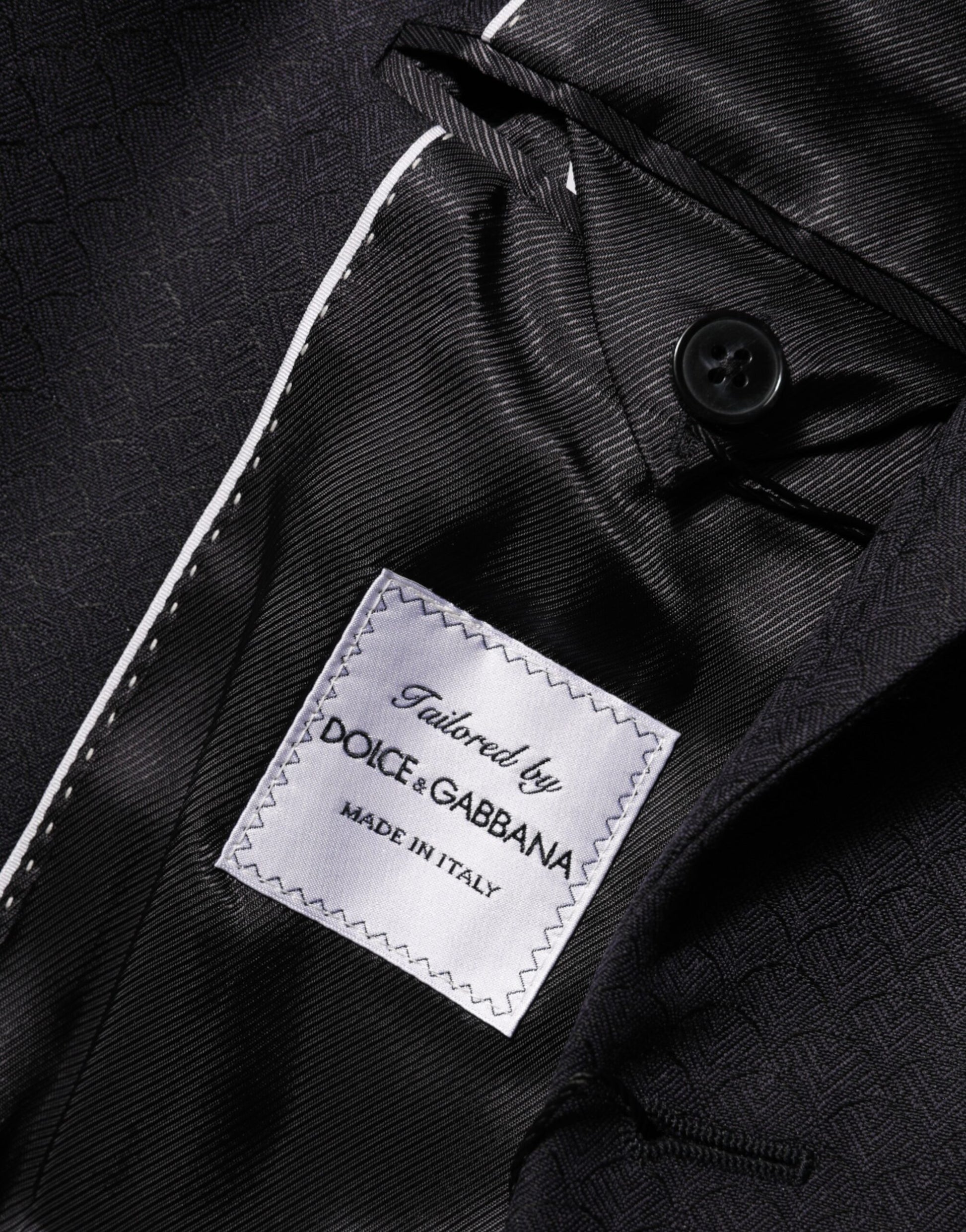 Black Wool 2 Buttons Suit Jacket Men Blazer