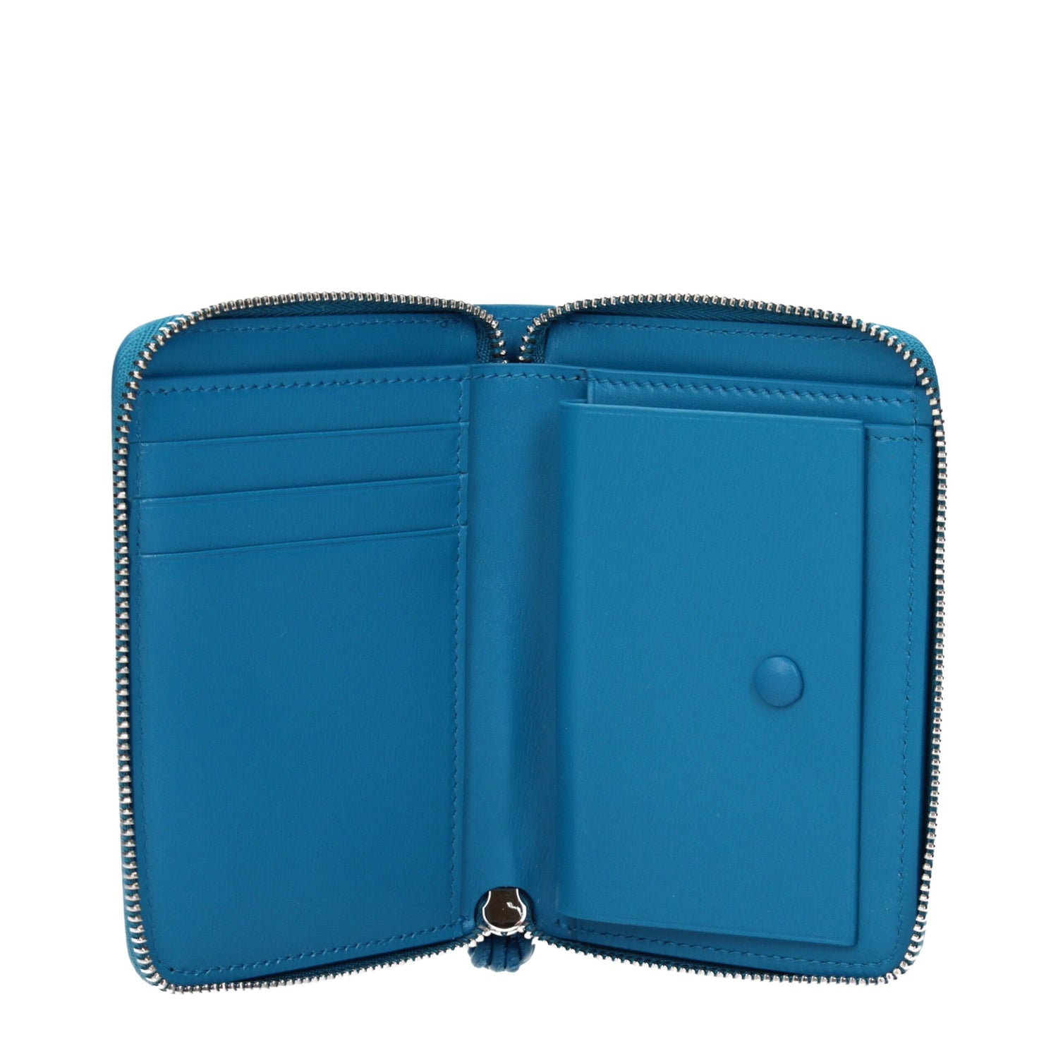 Blue Leather Wallet