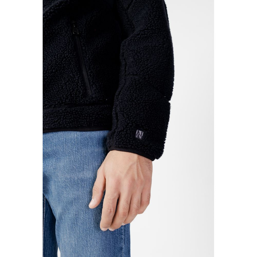 Black Polyester Sweatshirt