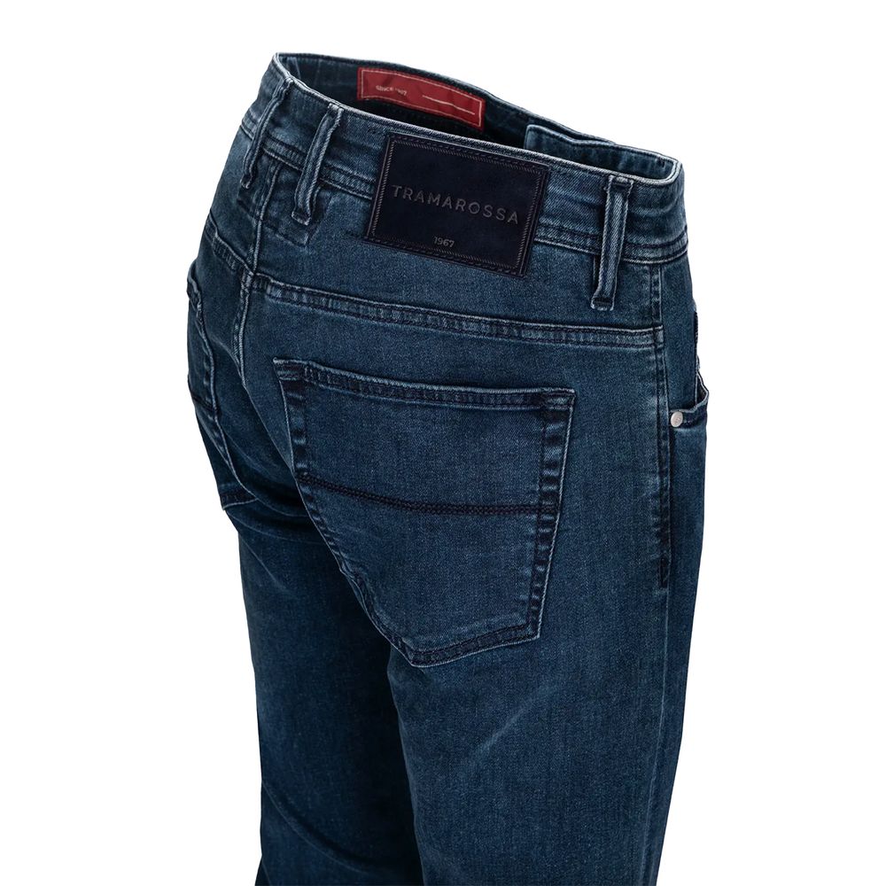 Blue Cotton Jeans Denim