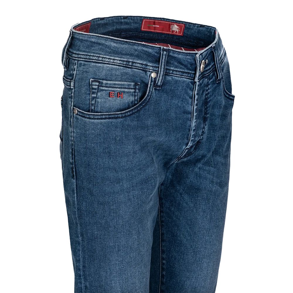 Blue Cotton Pant
