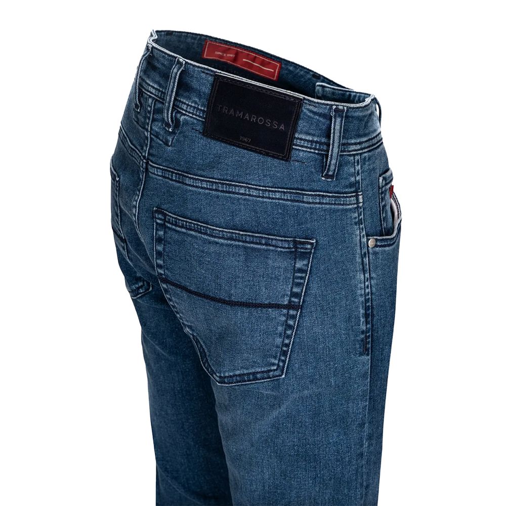 Blue Cotton Pant