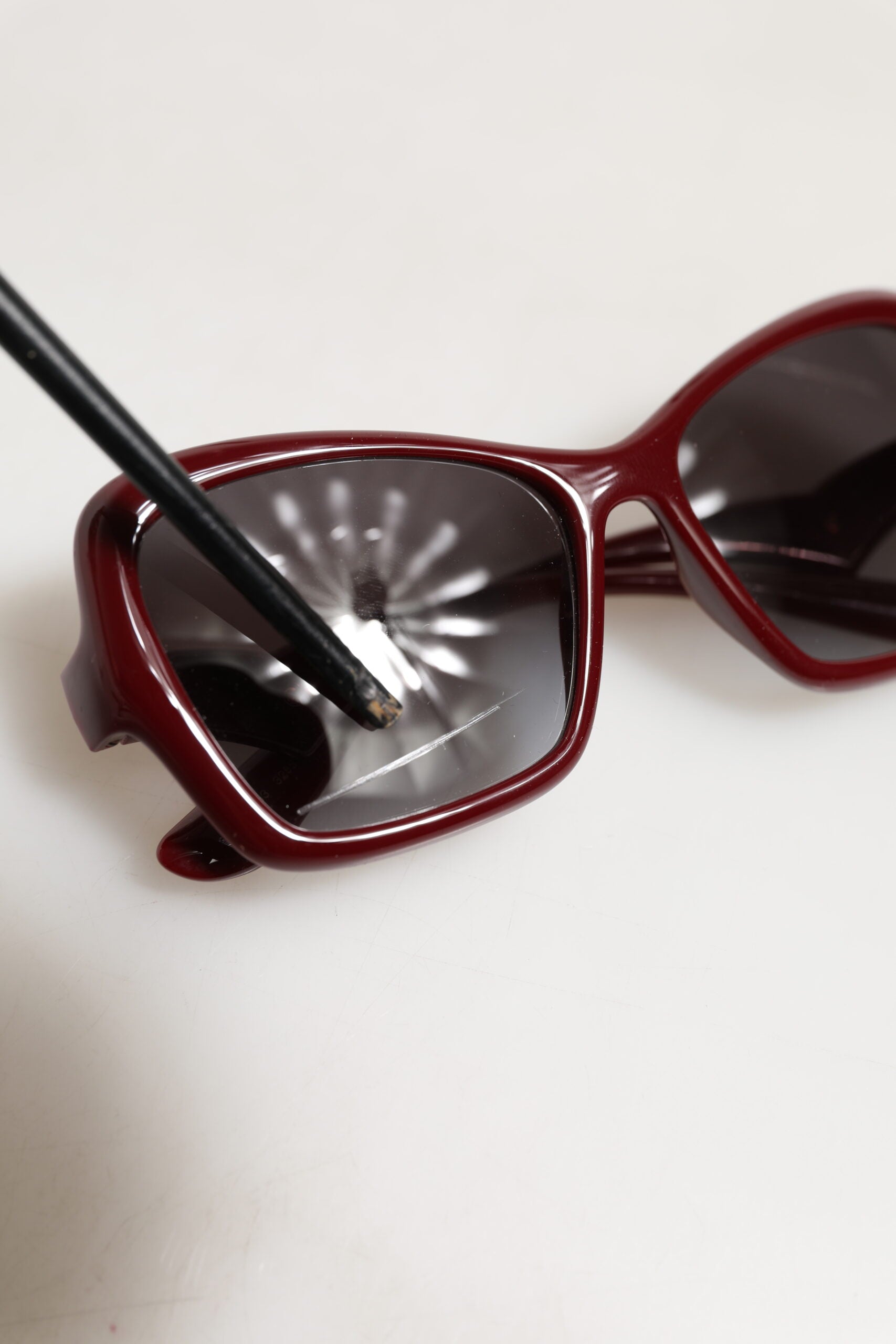 DG6153 Bordeaux Cat Eye Ladies Shades Eyewear Sunglasses