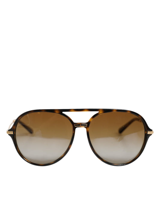 DG6159 Havana Frame Polarized Gradient Lenses Sunglasses