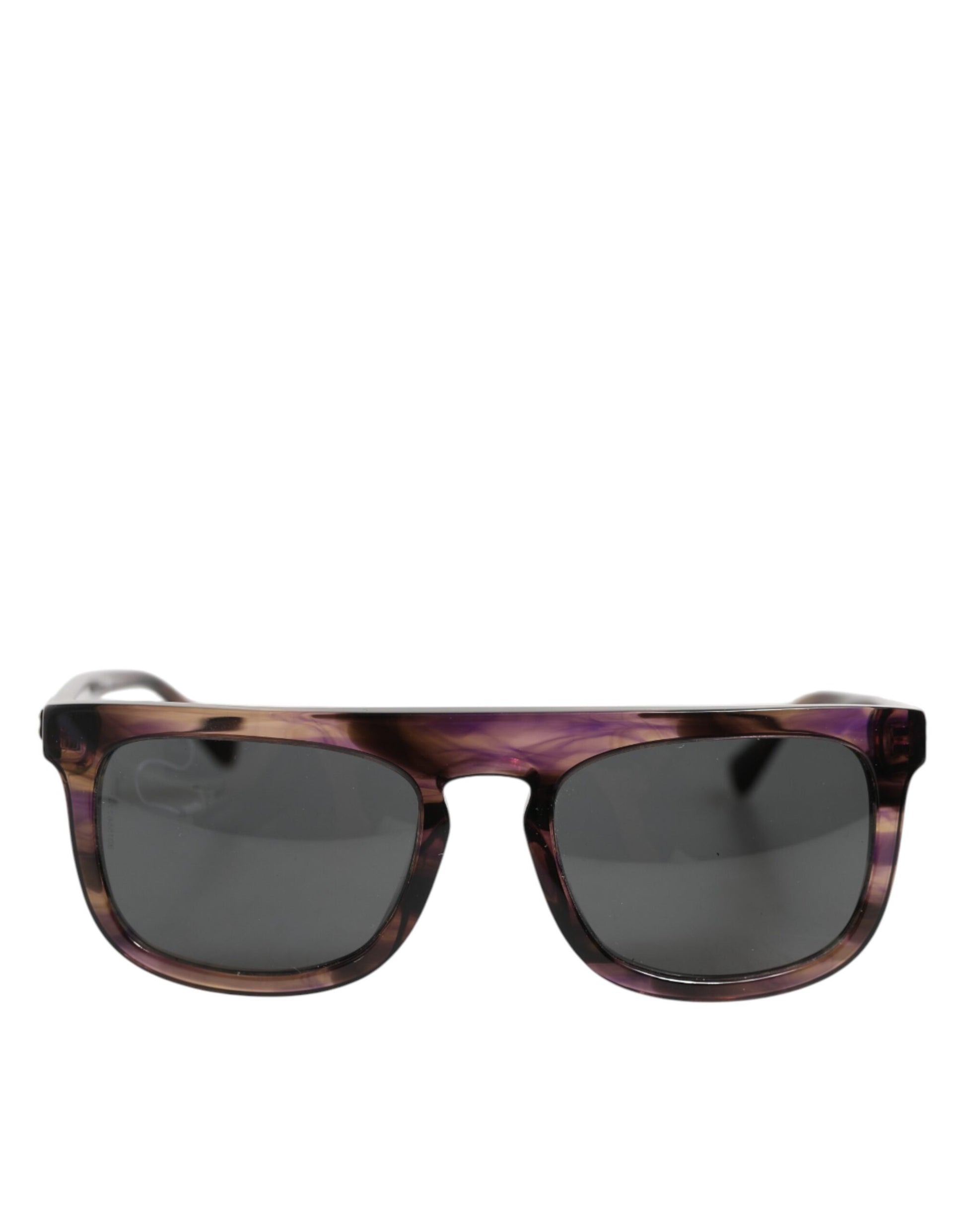 DG4390F Havana Full Rim Acetate Round Lenses Sunglasses