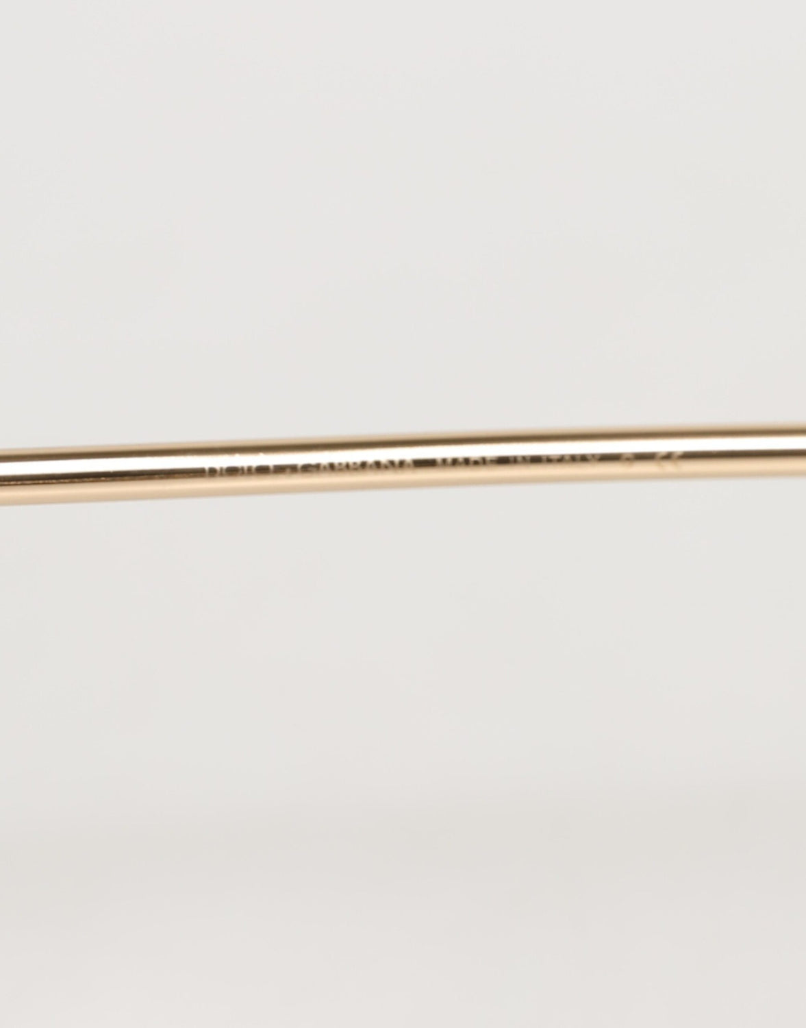 Pink Gold Metal Round Shades Eyewear Sunglasses