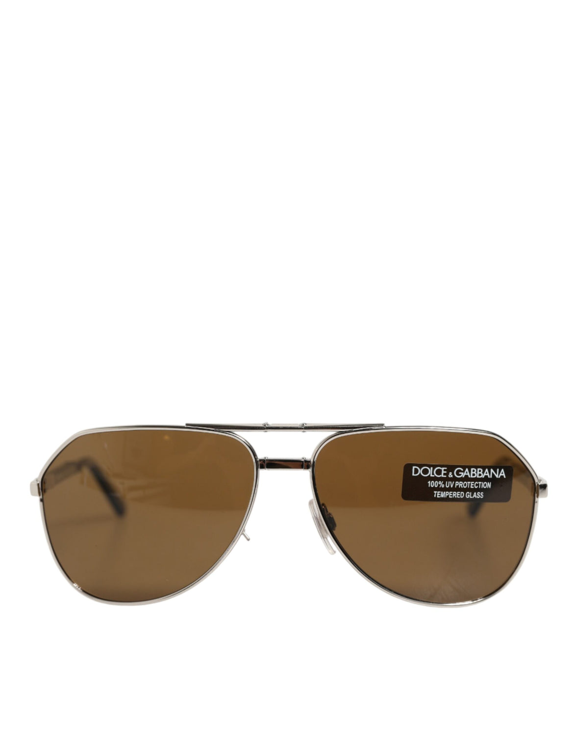 DG2106K Silver Frame Aviator Shades Eyewear Sunglasses