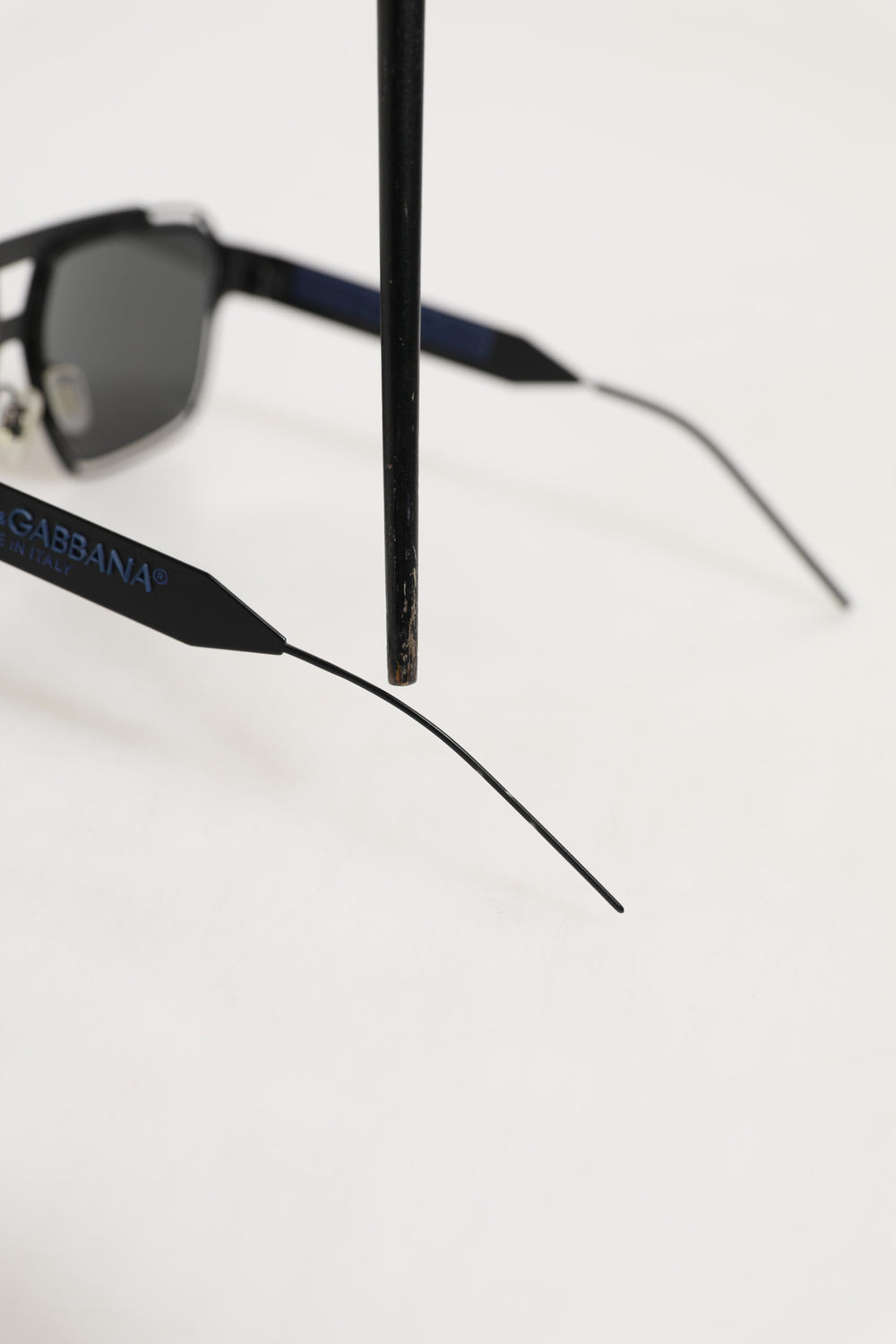 Black Metal Pilot Frame Shades Eyewear Sunglasses