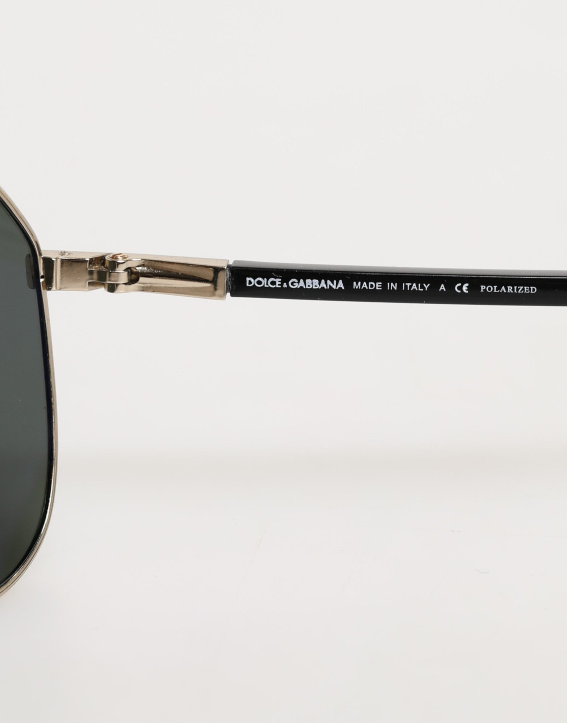 DG2106K Black Gold Plated Polarized MetalFrame Sunglasses