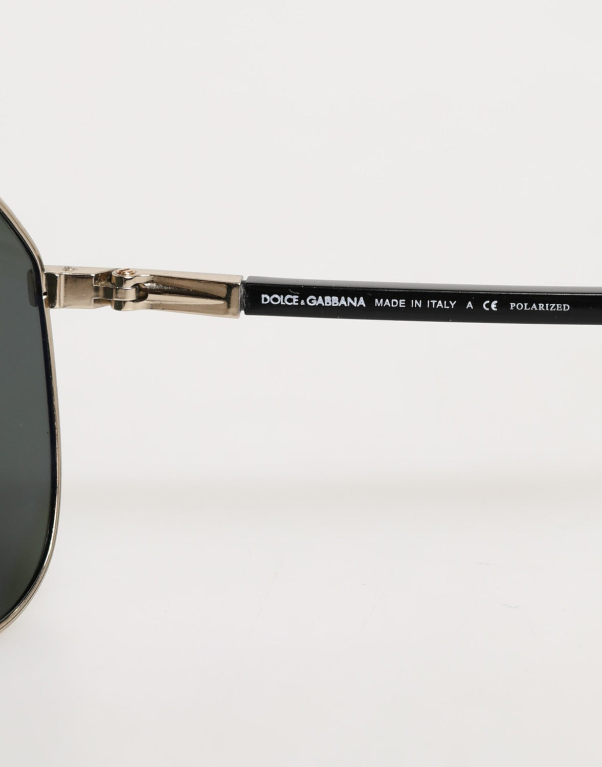 DG2106K Black Gold Plated Polarized MetalFrame Sunglasses