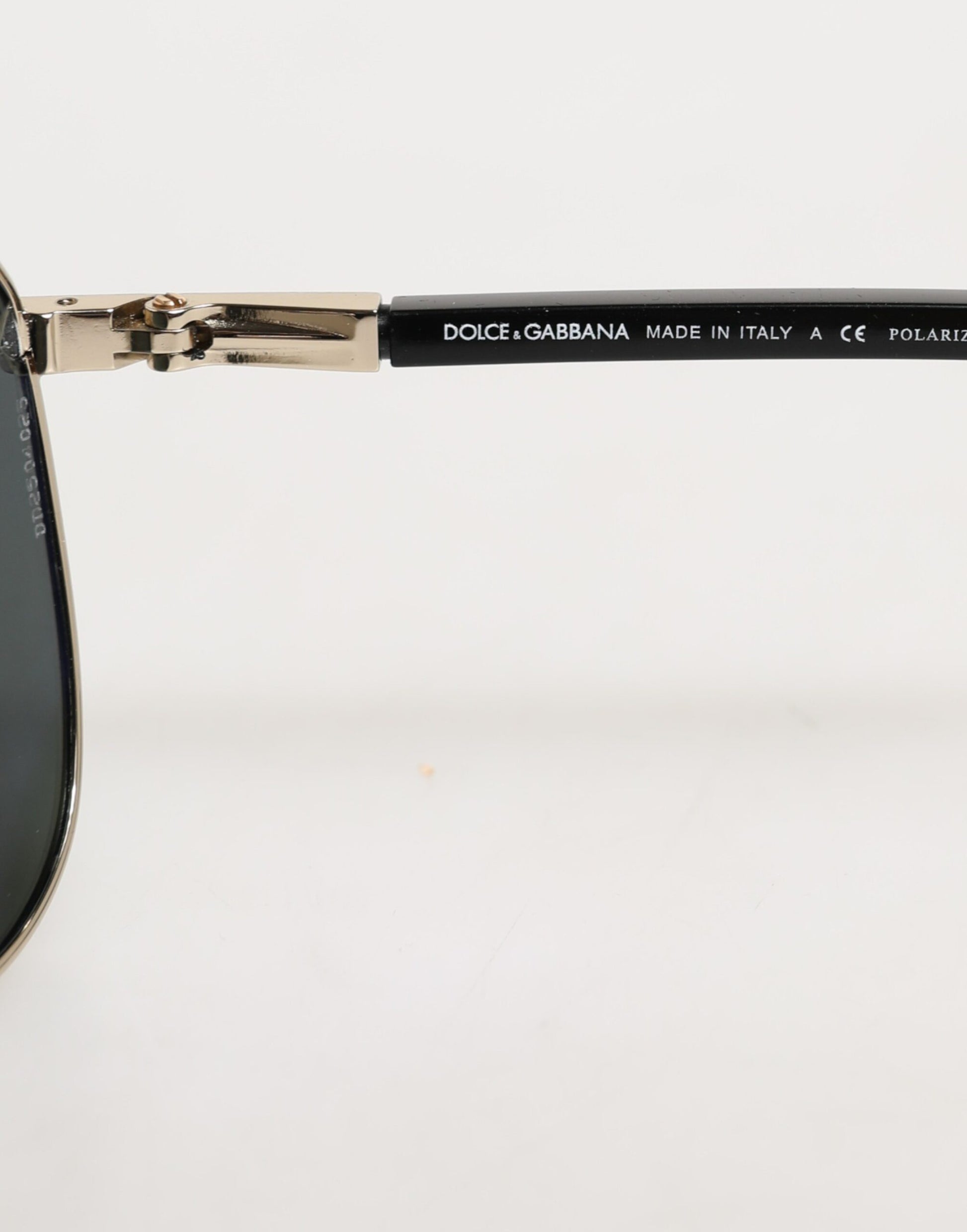 DG2106K Black Gold Plated Polarized MetalFrame Sunglasses