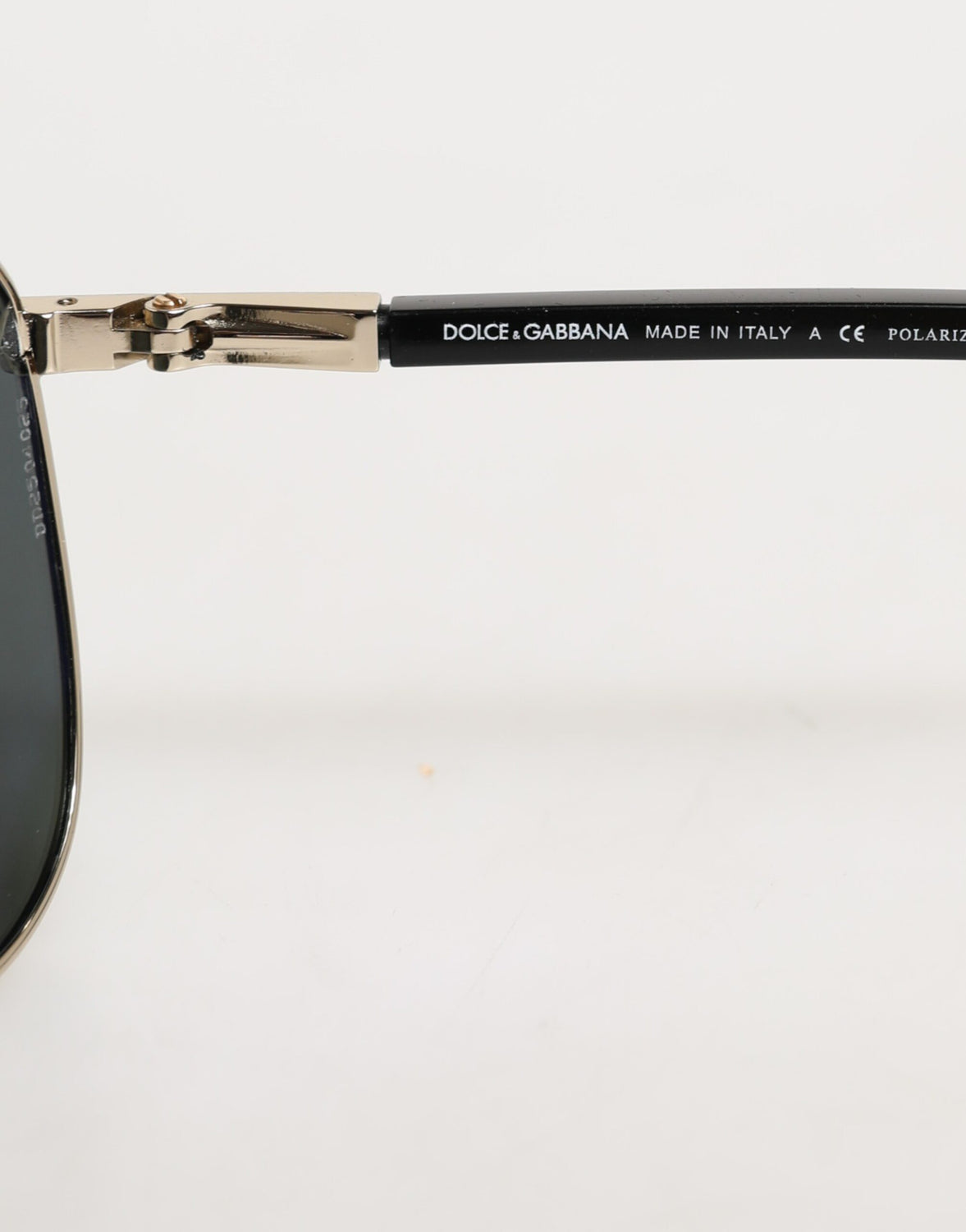 DG2106K Black Gold Plated Polarized MetalFrame Sunglasses