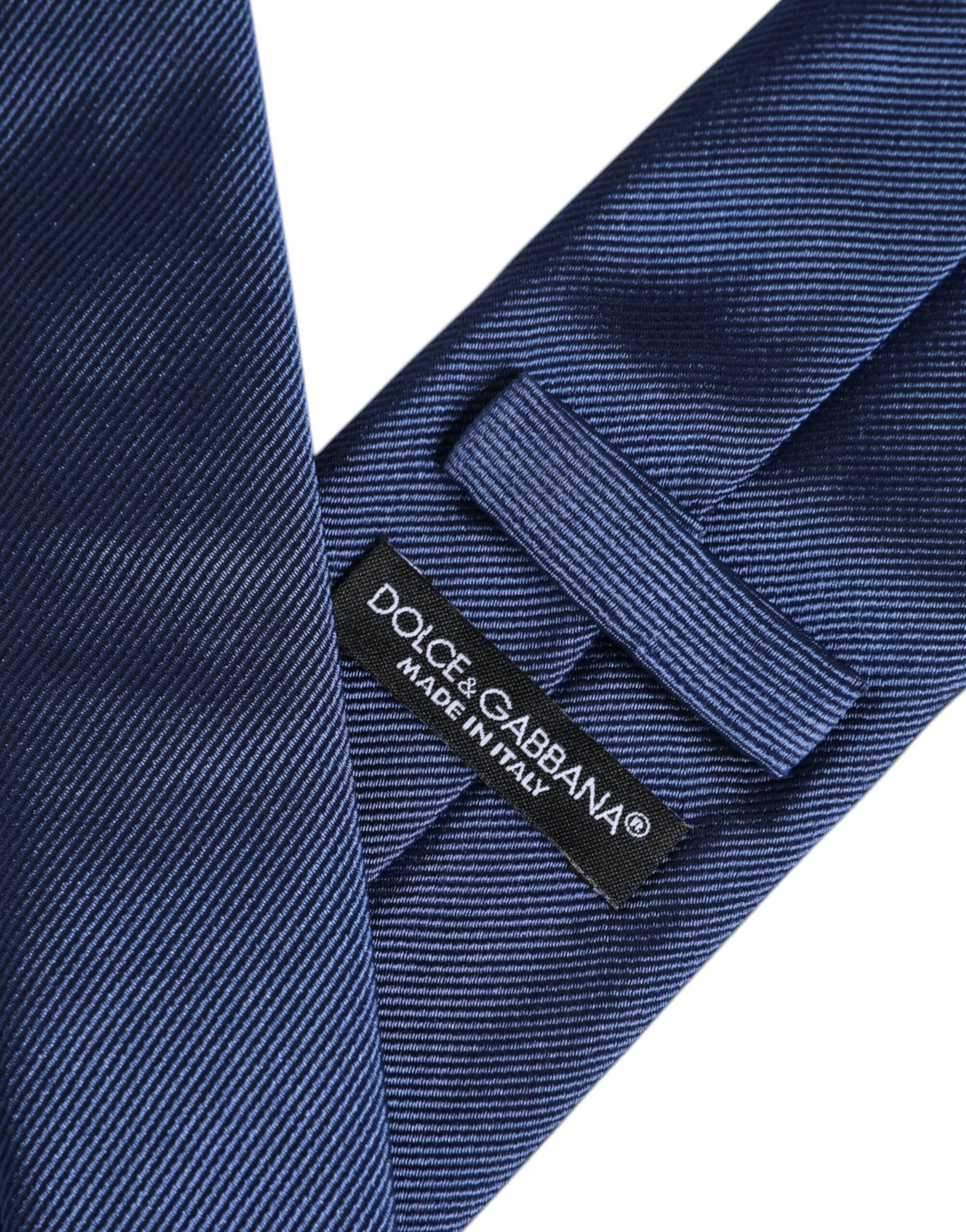 Men Blue Solid Silk Adjustable Necktie Accessory Tie