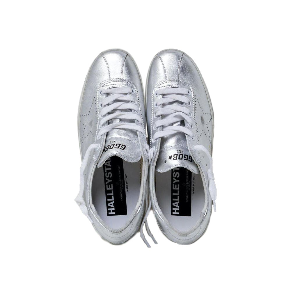 Gray Leather Men Sneaker