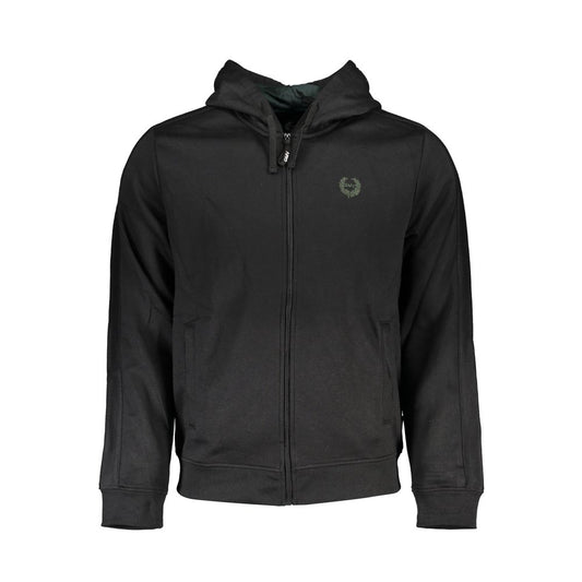 Black Cotton Sweatshirt