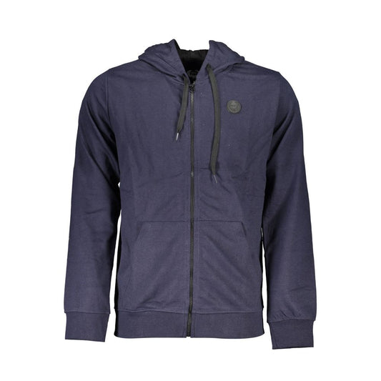 Blue Cotton Men's Hoodie