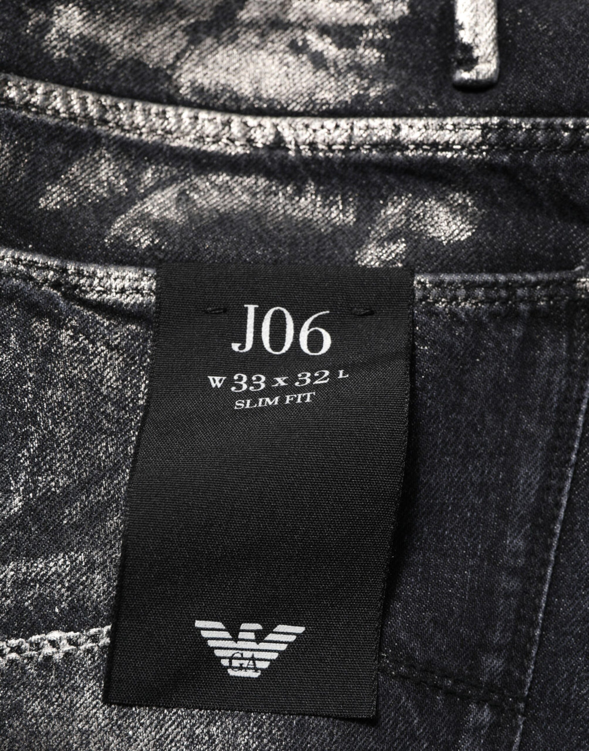 Black Washed Slim Fit Men Denim Trouser Jeans