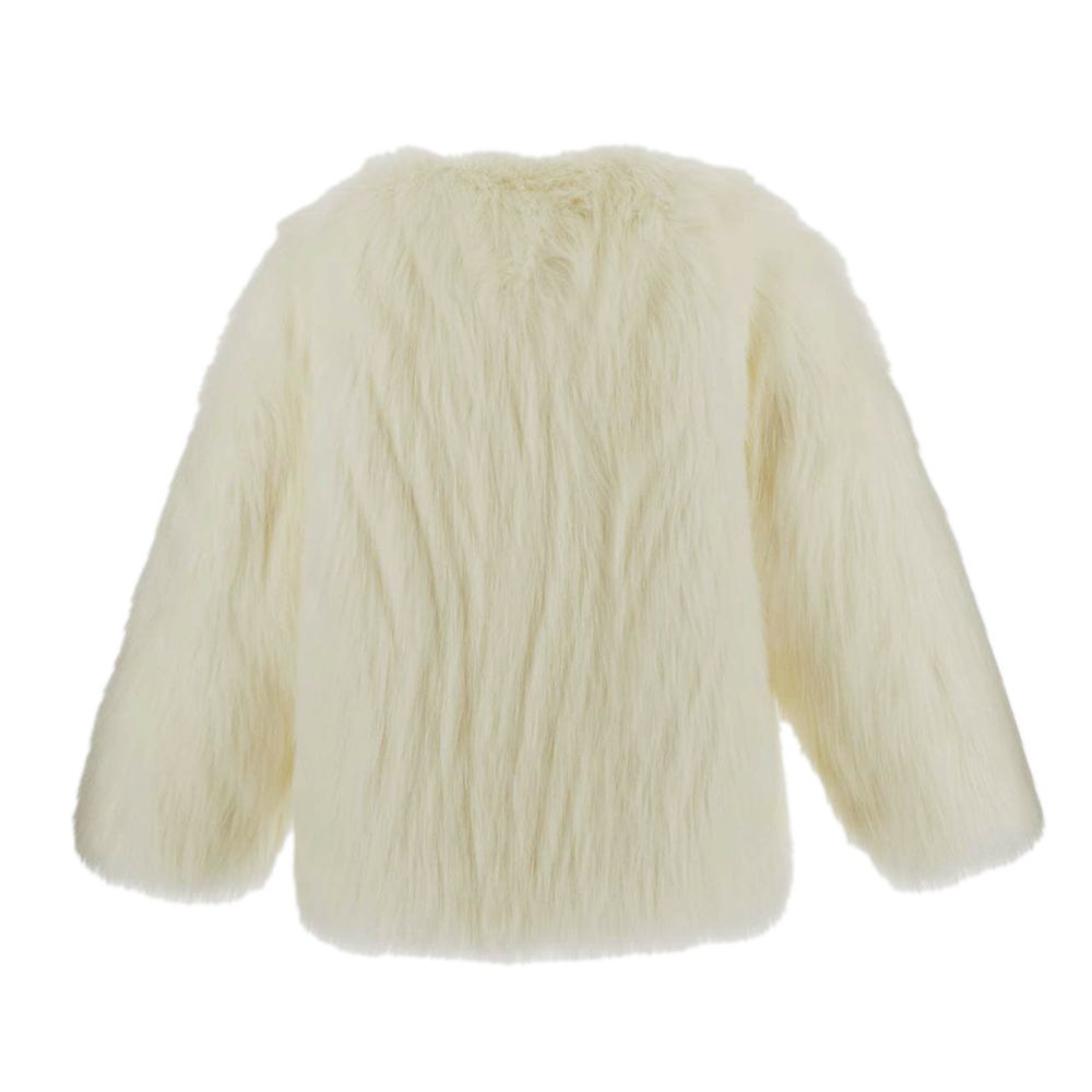 White Modacrylic Jackets & Coat