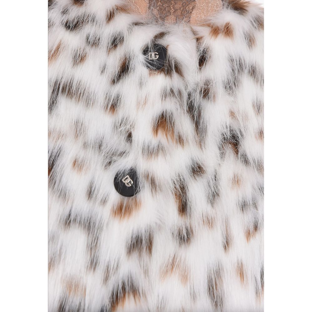 White Marabou Jackets & Coat