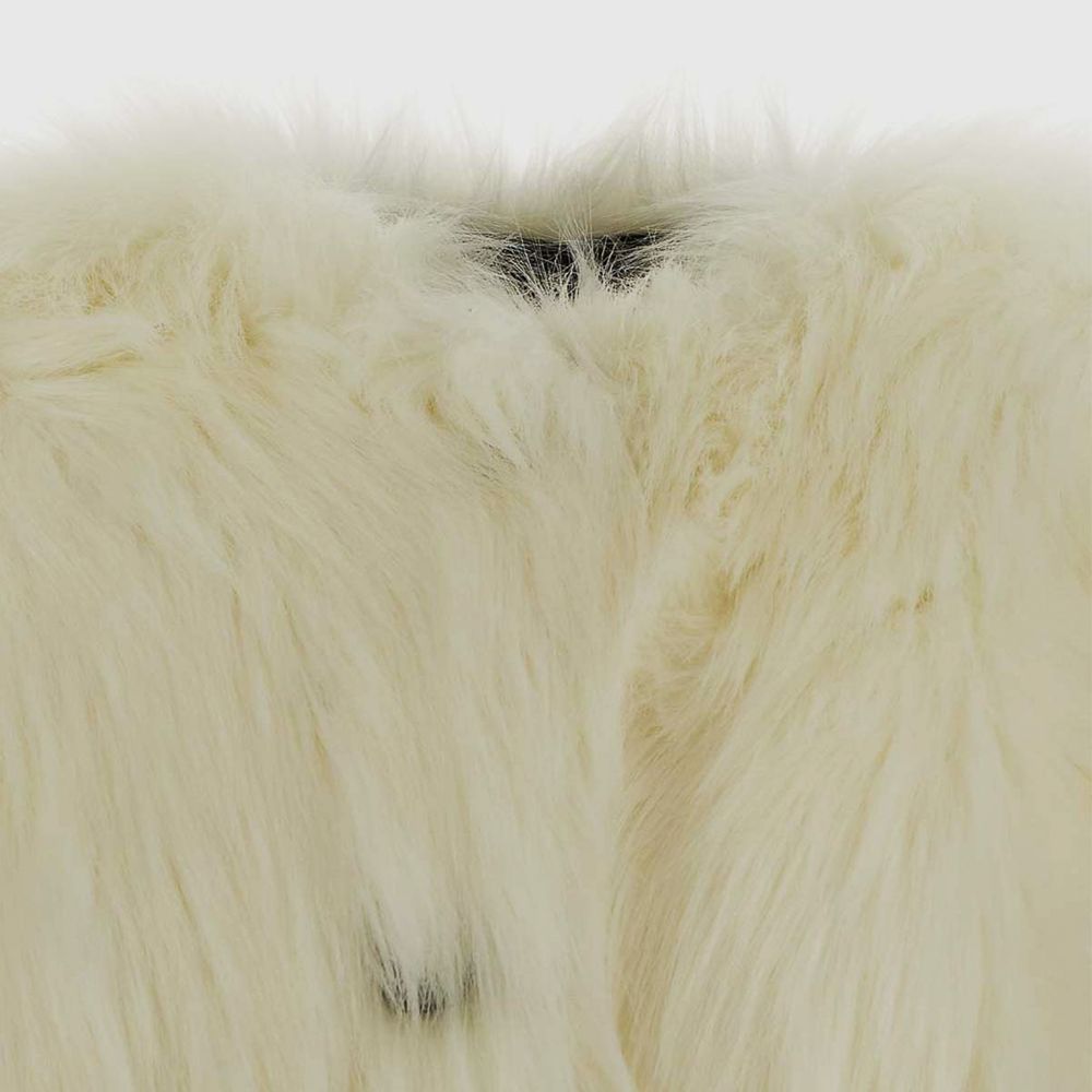 White Modacrylic Jackets & Coat