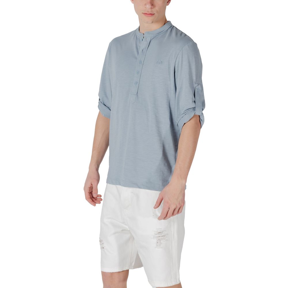 Blue Cotton T-Shirt