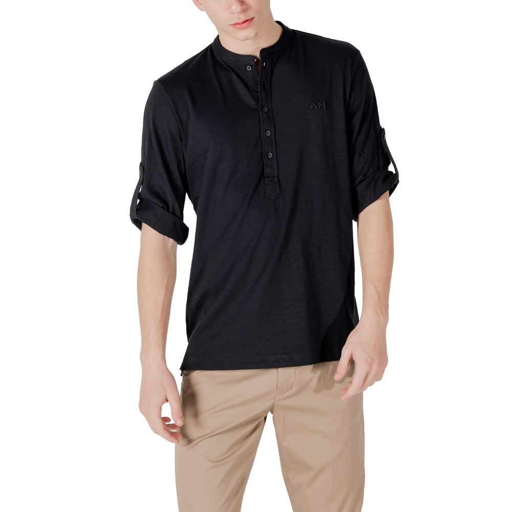 Black Cotton T-Shirt