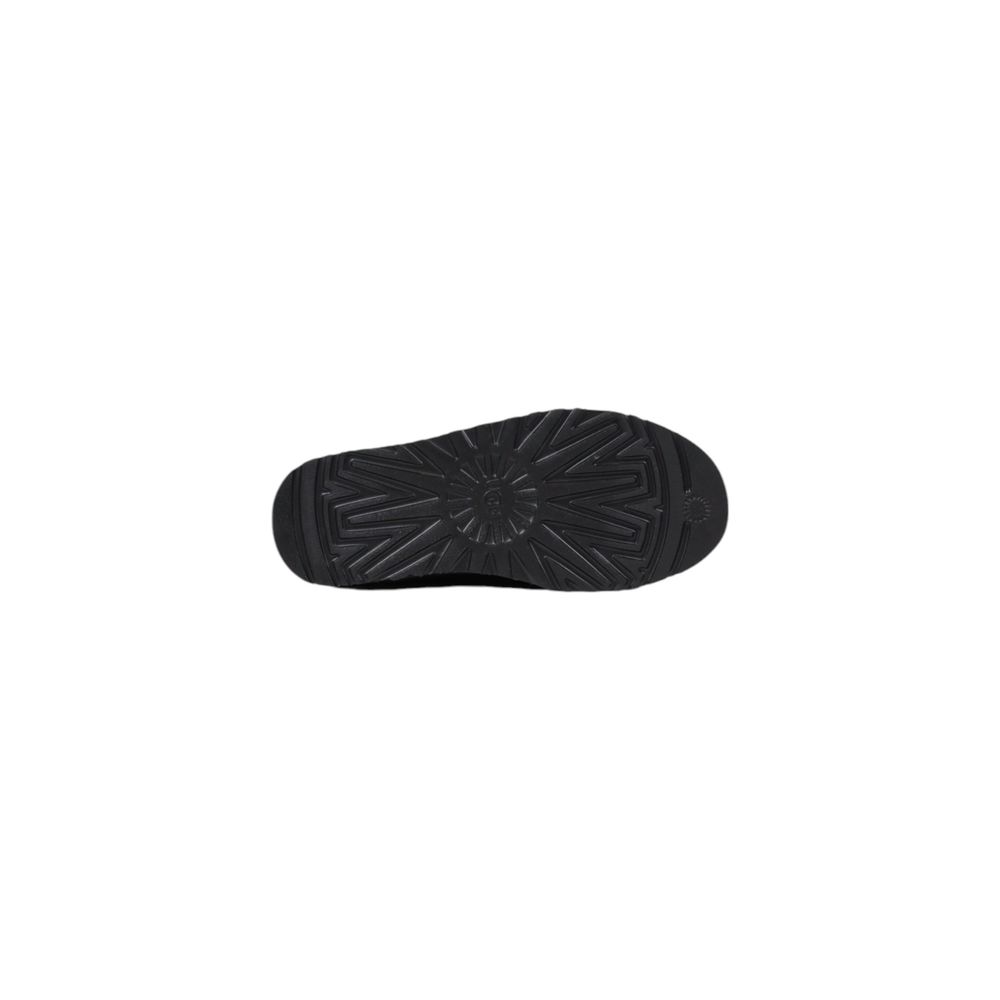 Black Suede Leather Clog