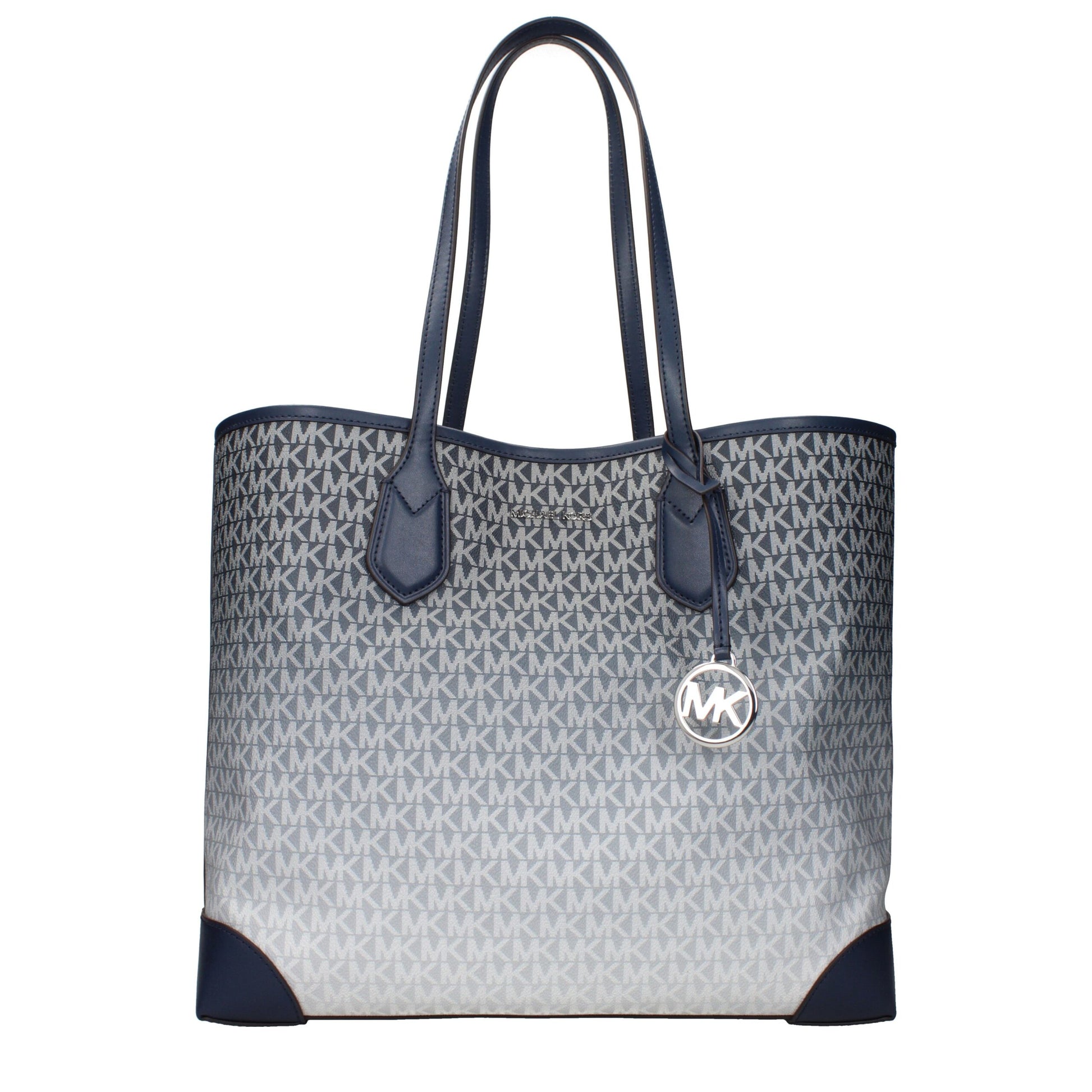 Blue Fabric Shoulder Bags