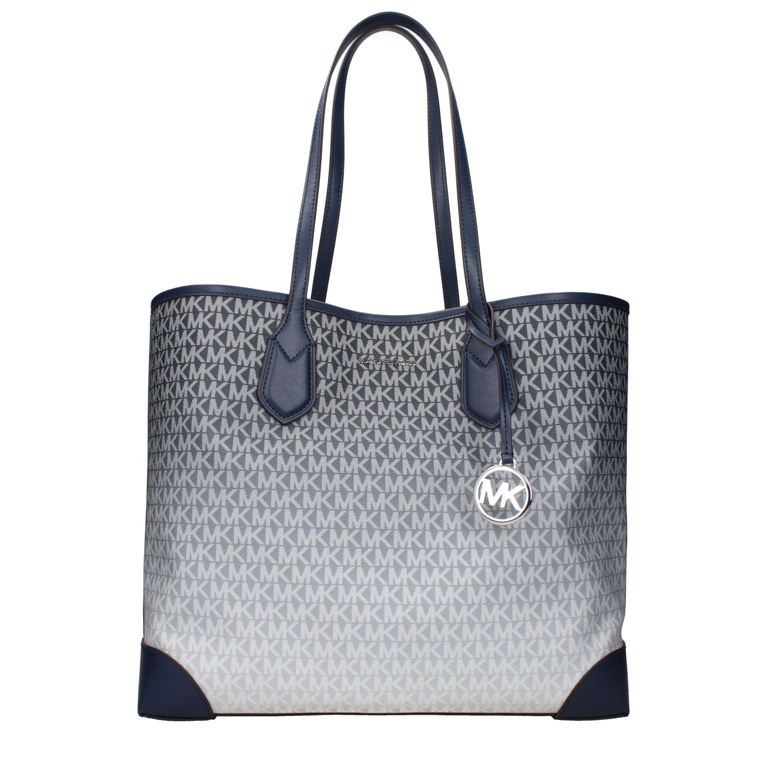Blue Fabric Shoulder Bags