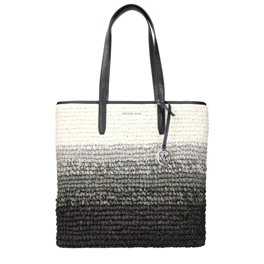 Black Raffia Shoulder Bag