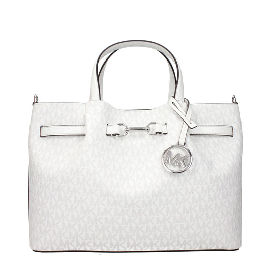 White Fabric Handbag