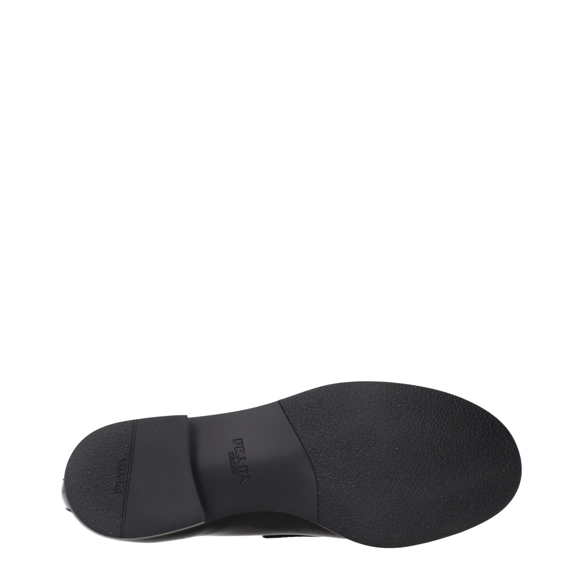Black Leather Slip-On Loafers