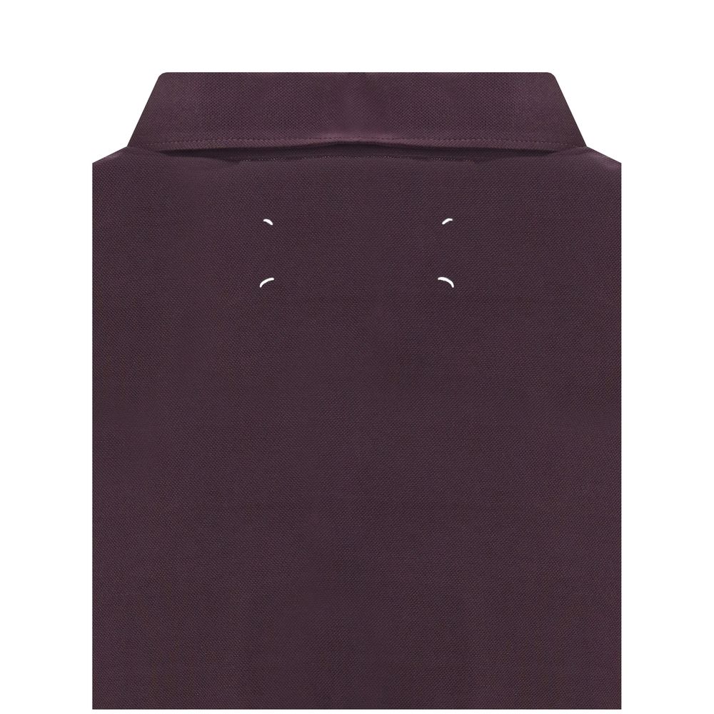 Semi-sheer polo Shirt