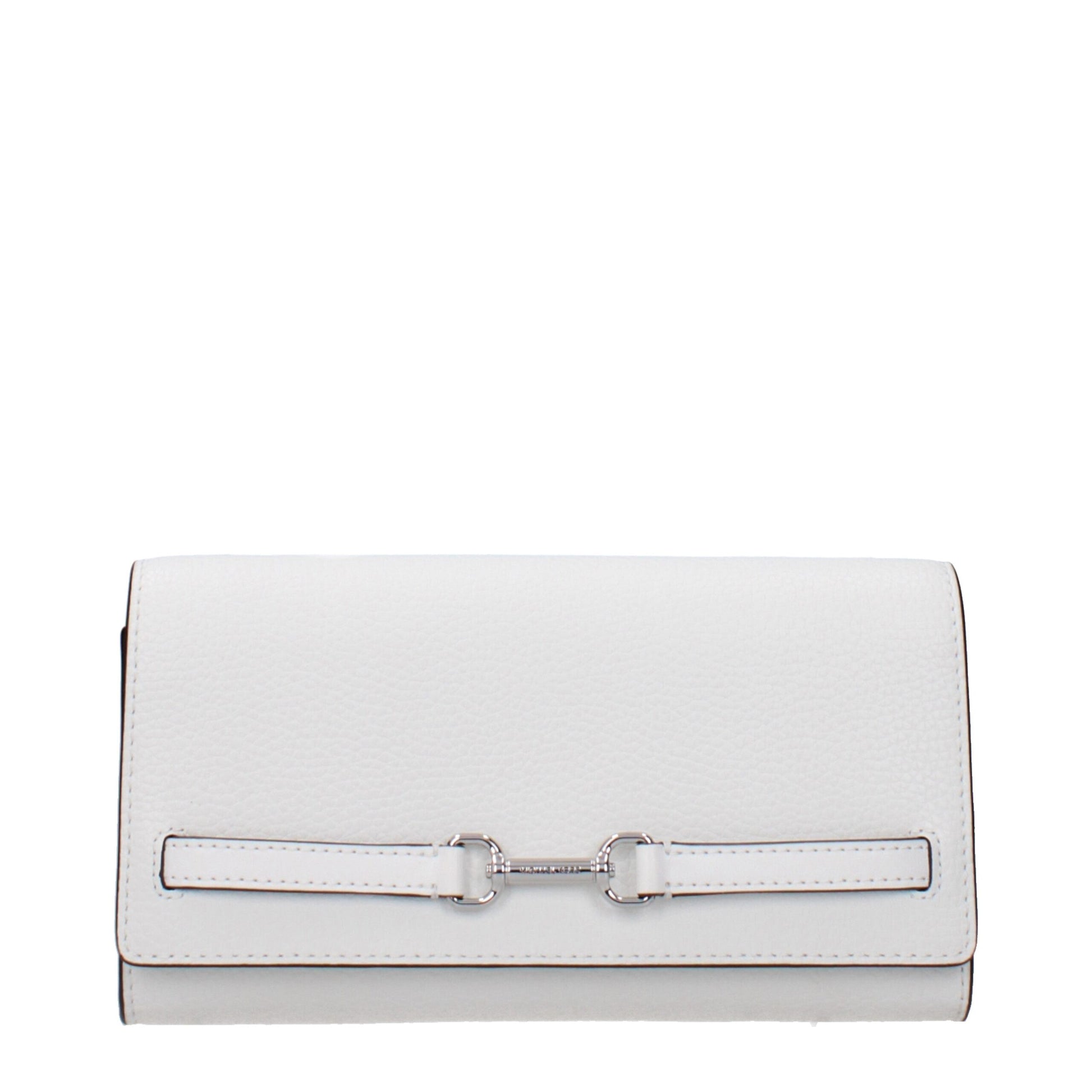 White Leather Clutch Bags