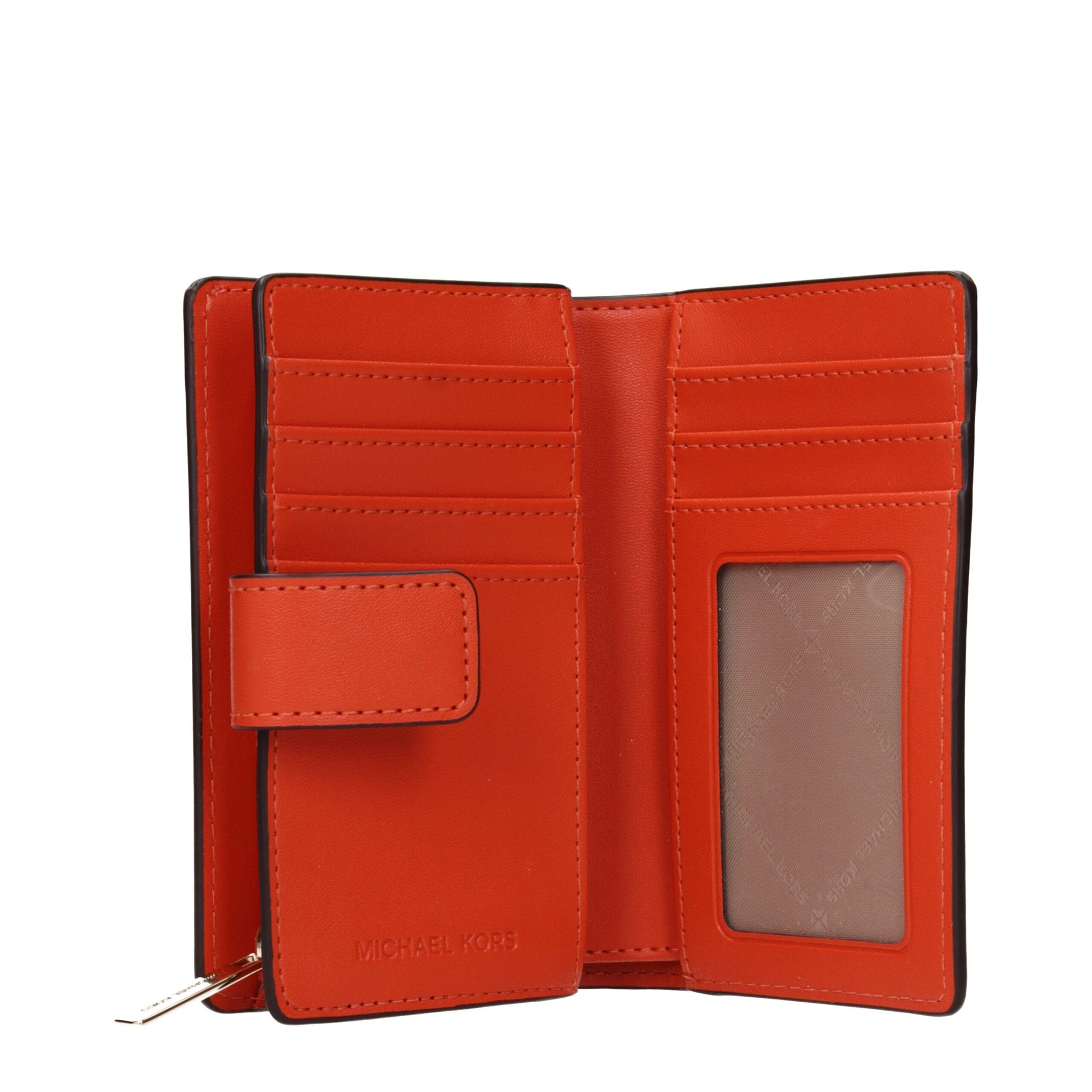 Orange Fabric Wallet