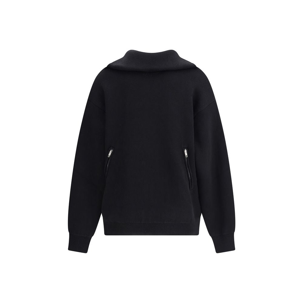 Back-to-front Black Sweater