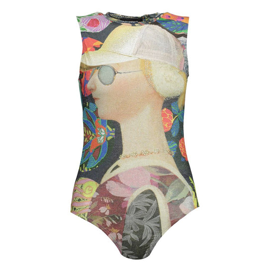 Green Polyester Bodysuit