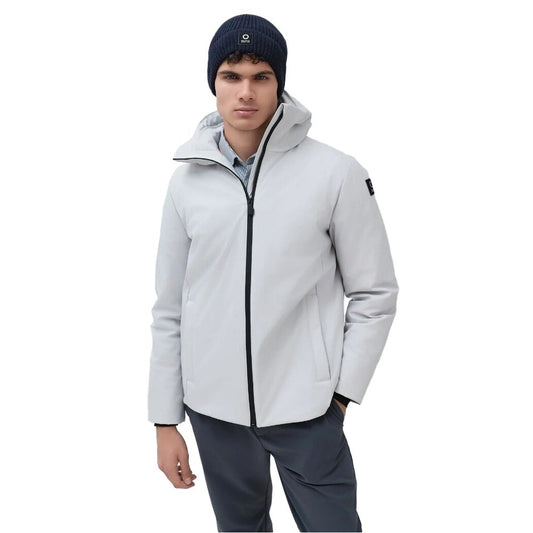 Gray Polyester Jackets & Coat