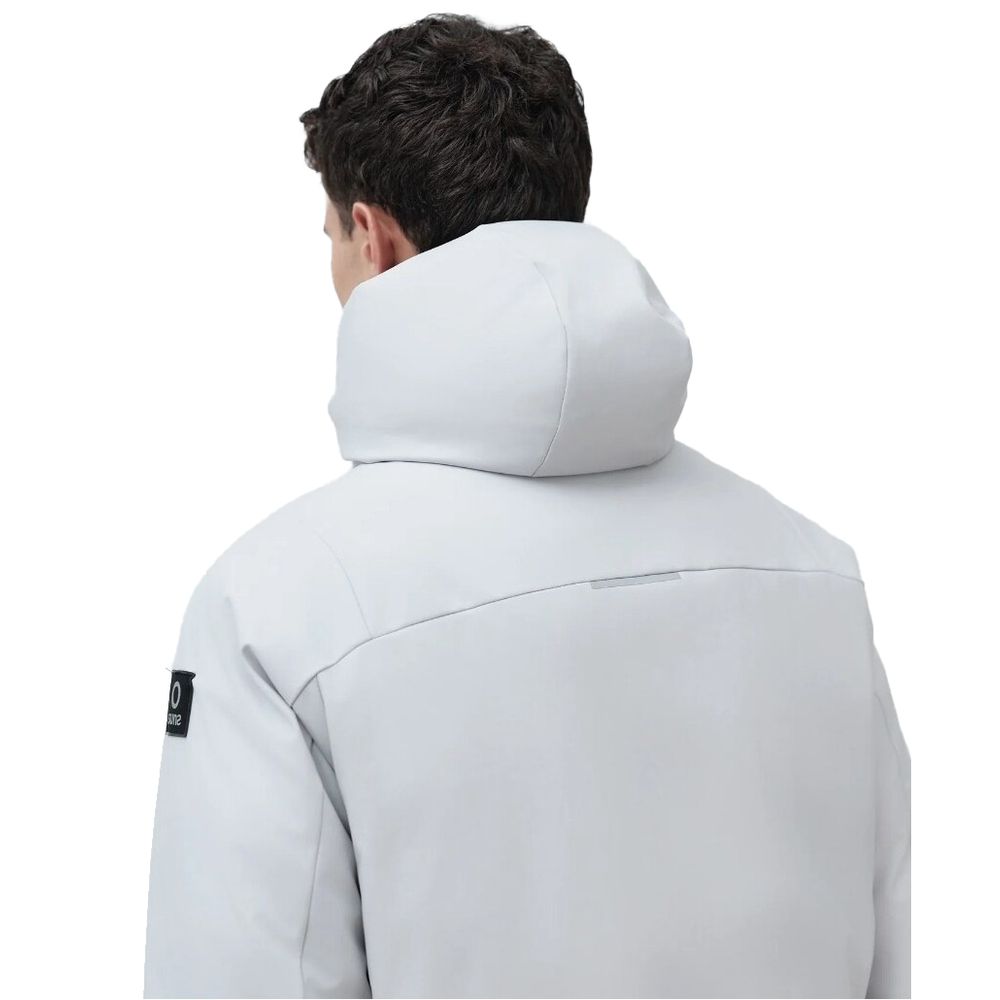 Gray Polyester Jackets & Coat