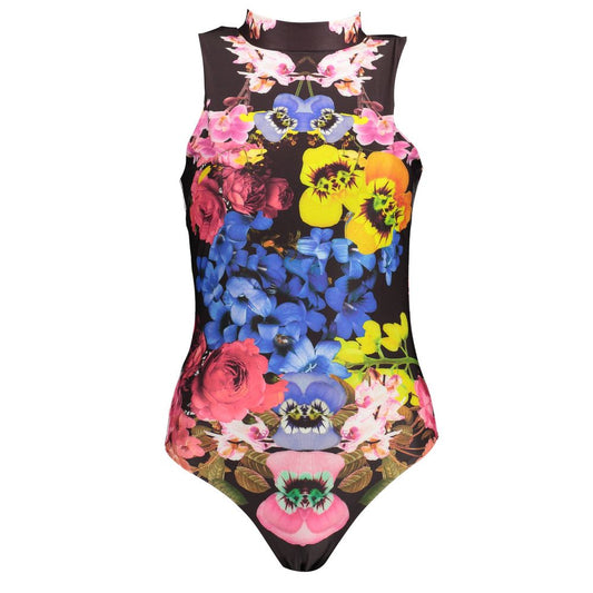 Black Polyester Bodysuit