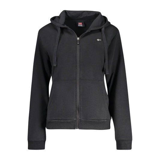 Black Cotton Sweatshirt