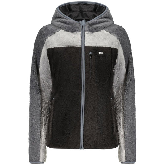 Black Polyester Sweatshirt