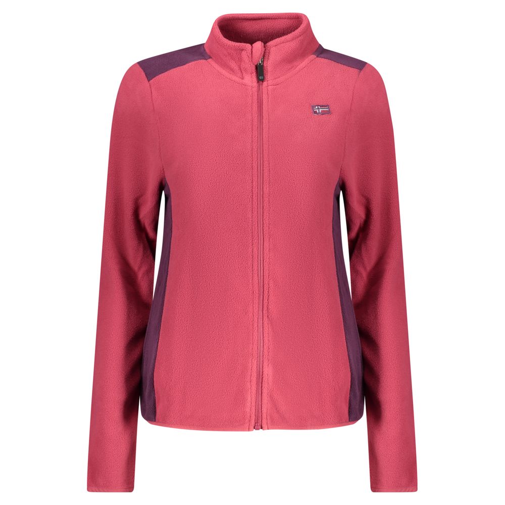 Pink Polyester Sweatshirt
