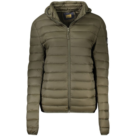 Green Polyester Jackets & Coat