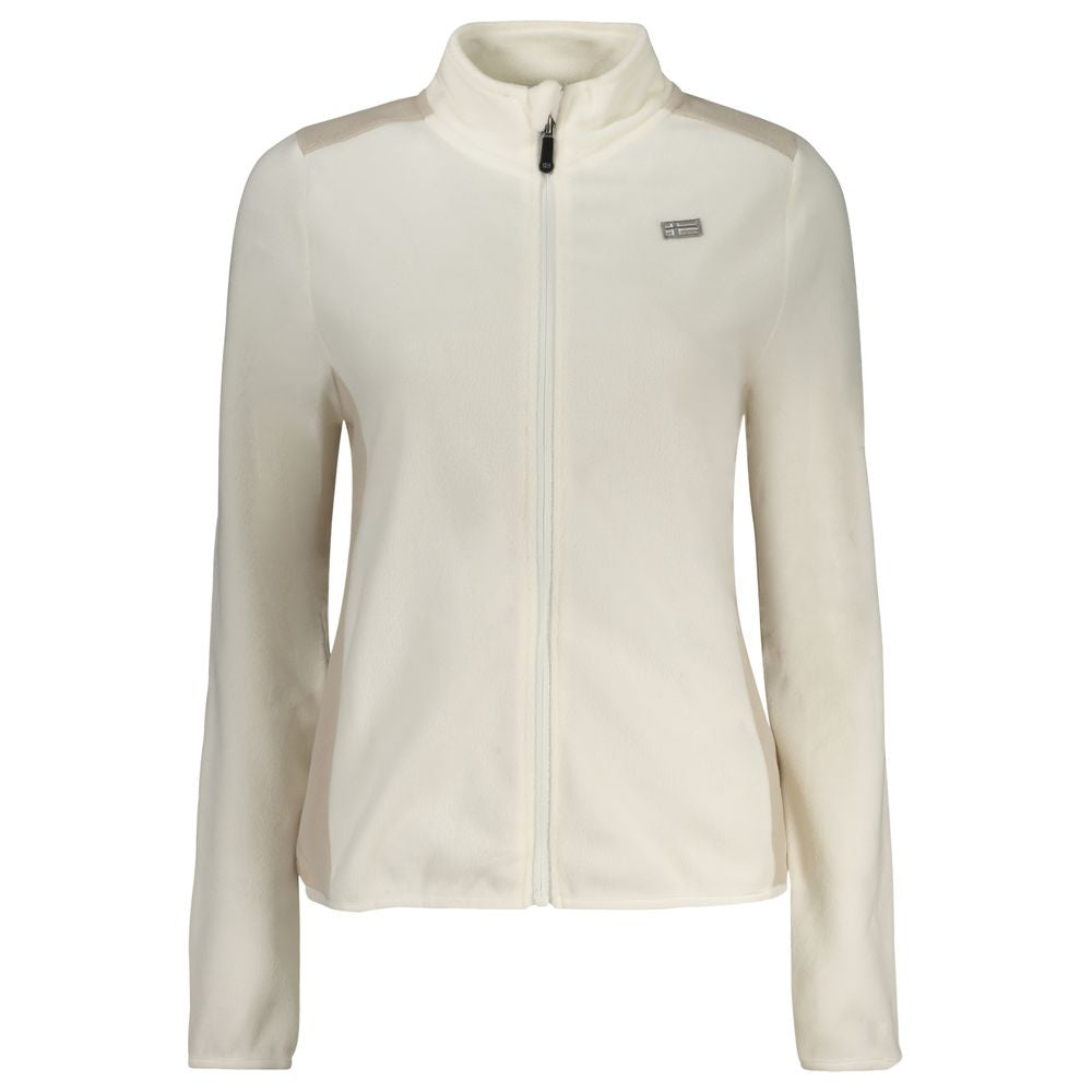 White Polyester Sweatshirt