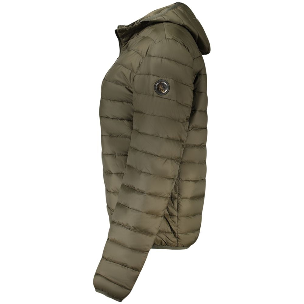 Green Polyester Jackets & Coat