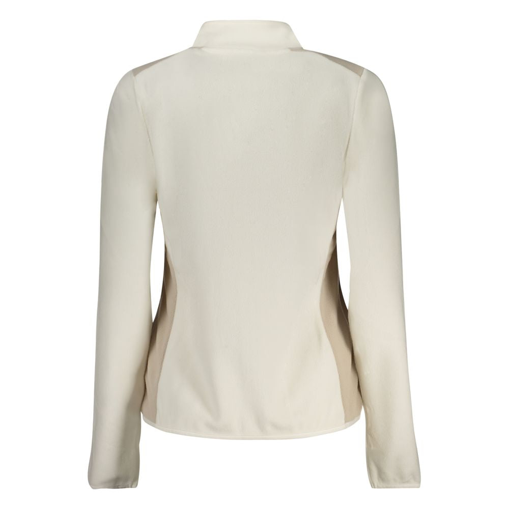 White Polyester Sweatshirt